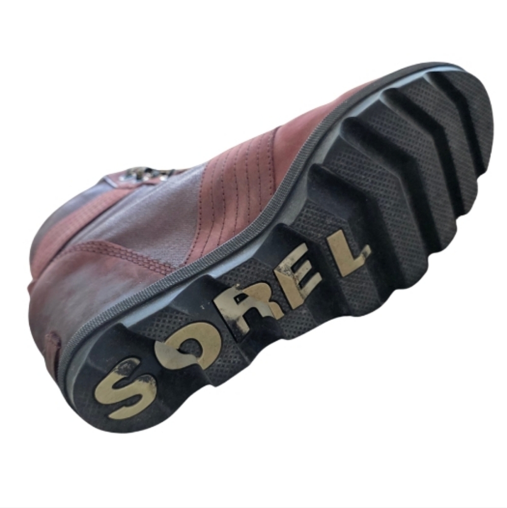 Sorel Dark Brown Lace-Up Ankle Booties - Picture 2 of 3